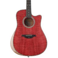 B.C. Rich Prophecy Series Acoustic Cutaway Acoustic-electric Guitar - Black Cherry