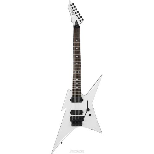  B.C. Rich Ironbird Extreme MK2-7 with Floyd Rose Electric Guitar - Glitter Rock White