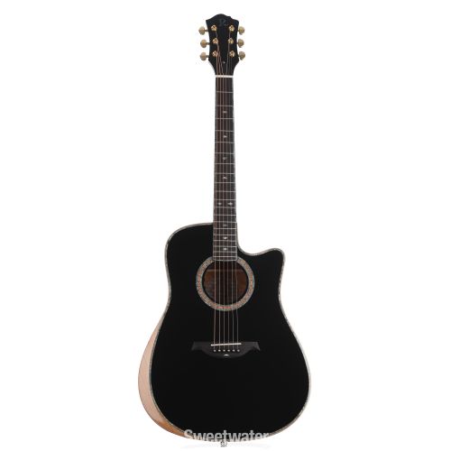  B.C. Rich Prophecy Series Acoustic Cutaway Acoustic-electric Guitar - Black