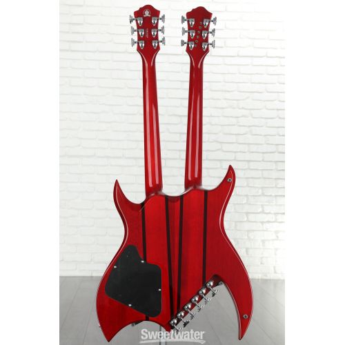  B.C. Rich Rich B Legacy Double-neck Electric Guitar - Trans Red