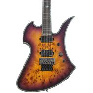 B.C. Rich Mockingbird Extreme Exotic with Floyd Rose Electric Guitar - Purple Haze Transparent