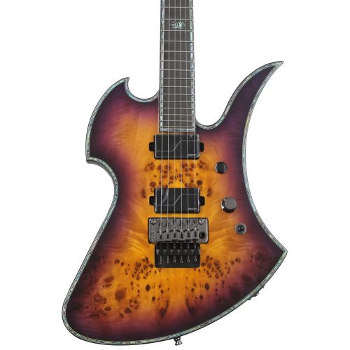  B.C. Rich Mockingbird Extreme Exotic with Floyd Rose Electric Guitar - Purple Haze Transparent