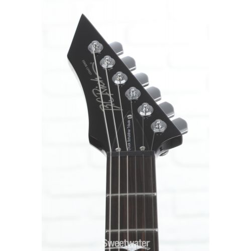  B.C. Rich Chuck Schuldiner Series Stealth Electric Guitar - Death Black