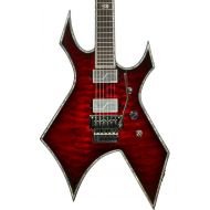 B.C. Rich Warlock Extreme Exotic with Floyd Rose Electric Guitar - Black Cherry Burst