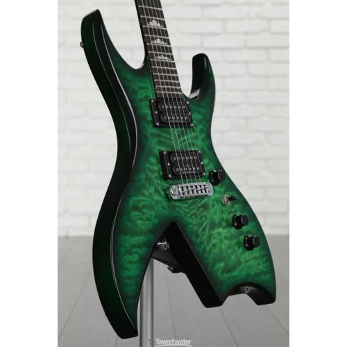  B.C. Rich Rich B Legacy 2023 Electric Guitar - Trans Green