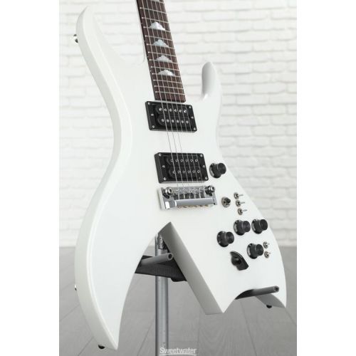  B.C. Rich USA Handcrafted Rich B Standard - Glitter Rock White