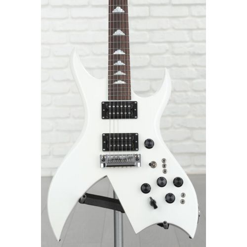  B.C. Rich USA Handcrafted Rich B Standard - Glitter Rock White