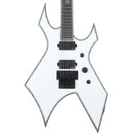B.C. Rich Warlock Extreme with Floyd Rose Electric Guitar - Matte White
