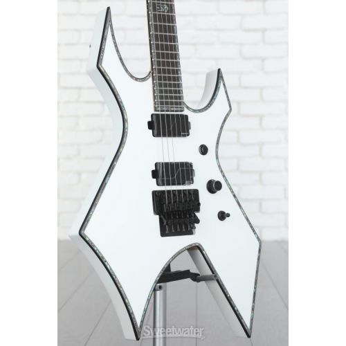  B.C. Rich Warlock Extreme with Floyd Rose Electric Guitar - Matte White