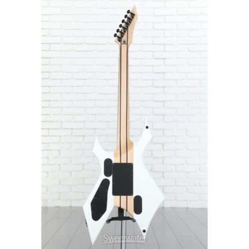  B.C. Rich Warlock Extreme with Floyd Rose Electric Guitar - Matte White