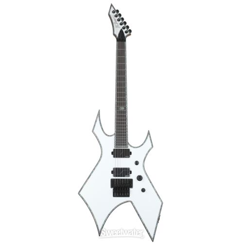  B.C. Rich Warlock Extreme with Floyd Rose Electric Guitar - Matte White
