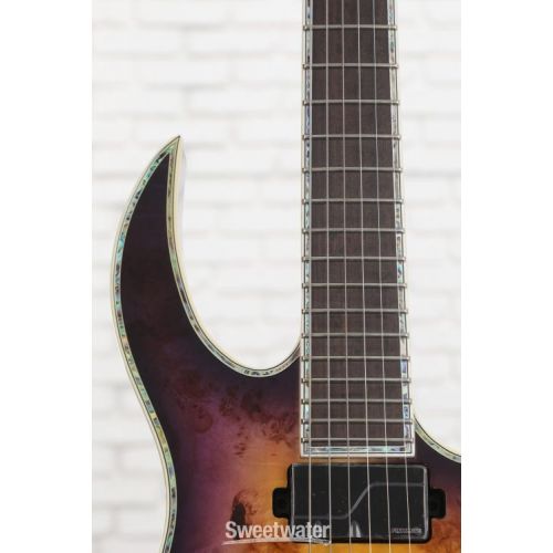  B.C. Rich Shredzilla Extreme with Hipshot Bridge - Purple Haze Transparent