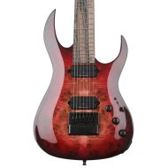 B.C. Rich Shredzilla Prophecy 7 Archtop 7-string Electric Guitar with EverTune - Lava Burst
