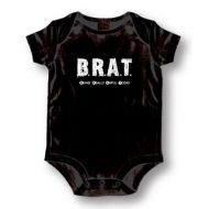 B.R.A.T. Infants Black Cotton Bodysuit One-piece