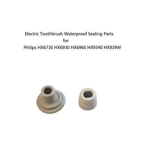  BAAQII Electric Toothbrush Waterproof Sealing Parts Rubber Pads for Philips HX6730 HX6930 HX9340