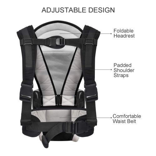  BABLE Bable Baby Carrier Ergonomic, Soft Carrier Newborn-for Baby 8-20 lbs-Baby Wrap Carrier Comfortable for All Seasons