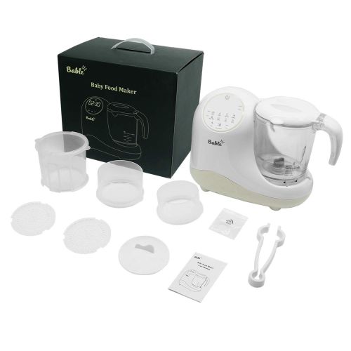  [아마존 핫딜]  [아마존핫딜]BABLE Baby Food Maker for Infants and Toddlers, Bable All-in-1 Food Processor Mills Machine with Steam, Blend, Chop, Sterilize, Warm Milk, Defrost, Grinder to Make Puree and Juice, Touch