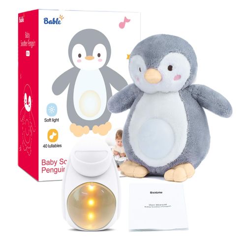  [아마존 핫딜]  [아마존핫딜]Bable Baby Shower Gifts with Night Light Sleep Aid, Soother White Noise Sound Machine with 40 Lullabies,...