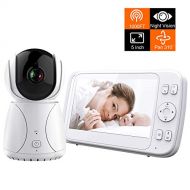 BABLE Bable Baby Monitor with Camera G1, 5 Inch Video Baby Monitor with 4G Optical Glass Remote Camera, Up to 1000 Feet, Automatic Tracking, Motion Detecting, VOX, Intercom