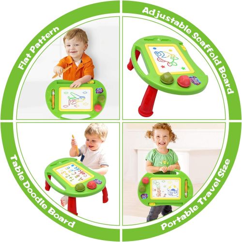  [아마존베스트]BABLOCVID Magnetic Drawing Board,Toys for 1-2 Year Old Girls,Magna Erasable Doodle Board for Kids,A Colorful Etch Education Sketch Table Doodle Pad Toddler Toys for Girls Boys Age 2 3 4 5 Gi