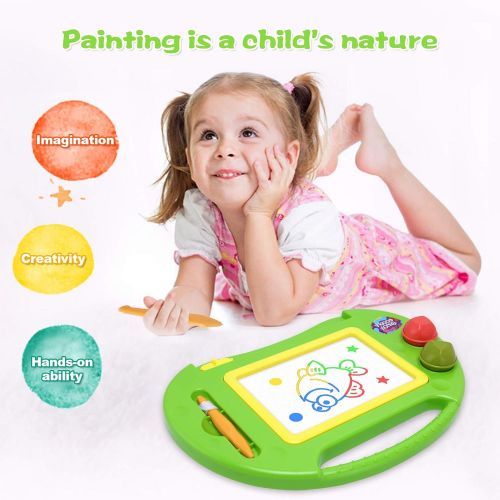  [아마존베스트]BABLOCVID Magnetic Drawing Board,Toys for 1-2 Year Old Girls,Magna Erasable Doodle Board for Kids,A Colorful Etch Education Sketch Table Doodle Pad Toddler Toys for Girls Boys Age 2 3 4 5 Gi