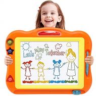 [아마존베스트]BABLOCVID Magnetic Drawing Board Toddler Toys for Boys Girls, 17 Inch Magna Erasable Doodle board for Kids A Colorful Etch Education Sketch Doodle Pad Toddler Toys for Age 3 4 5 6 7 Year Old