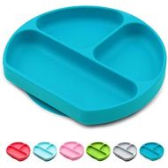 [아마존베스트]Baby Droem Suction Plates for Toddlers | Divided Silicone Baby Plate | All in 1 Toddler Plates and Bowls...