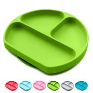 [아마존베스트]Baby Droem Toddler Suction Plate And Bowl That Stick To highChair, Non Slip Silicone Feeding Placemat For...