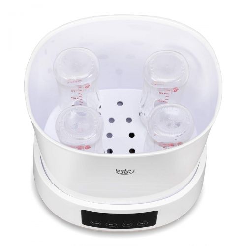  BABY JOY Bottle Sterilizer and Dryer, 3-in-1 Adjustable Bottles Dryer, LCD Display, Electric Steam...