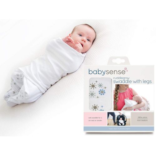  BABY SENSE Baby Sense Cuddlegrow Swaddle Blanket Baby Wrap with Legs (Blue)