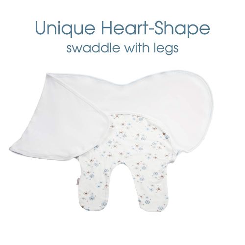  BABY SENSE Baby Sense Cuddlegrow Swaddle Blanket Baby Wrap with Legs (Blue)