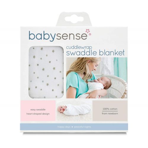  BABY SENSE Baby Sense Cuddlewrap Swaddle Blanket Baby Wrap (Stone)