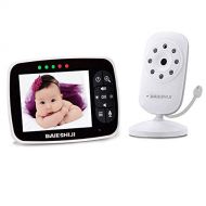 BABYPAT Video Baby Monitor, Baby Monitor Digital Camera with 3.5 inch Large Screen, Infrared Night Vision,...