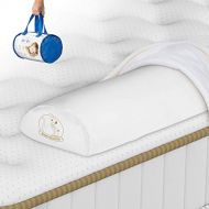[아마존베스트]BABYSEATER Toddler Bed Rail - Non-Toxic, Water-Resistant Foam Toddler Bed Rail bumper Guard Provides Safety and Reassurance  White, Machine Washable Cover Non-Slip Side Bed Rail for Kids +