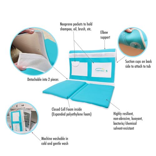  BABYcall Wellness Goodies Baby Bath Kneeler and Elbow Pad -Deluxe Safety Bath Kneeler Designed to Ease Knee...