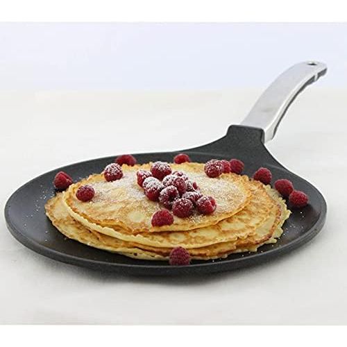  BAF Crepespfanne GIGANTNewline-Hoehe: 2,0 cm-Durchmesser: 28 cm-Induktion, Aluguss, Schwarz