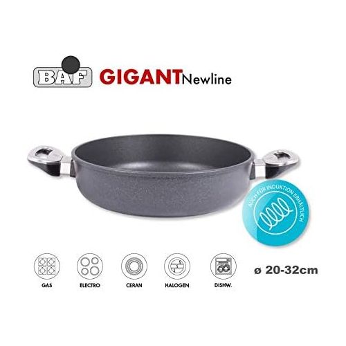  BAF Induktions-Pfanne Gigant Newline mit Abnehmbarer Griff | hochwertige Premium Brat-Pfanne 20 cm antihaft-beschichtet | induktionsgeeignet Spitzen-Qualitat aus Made in Germany