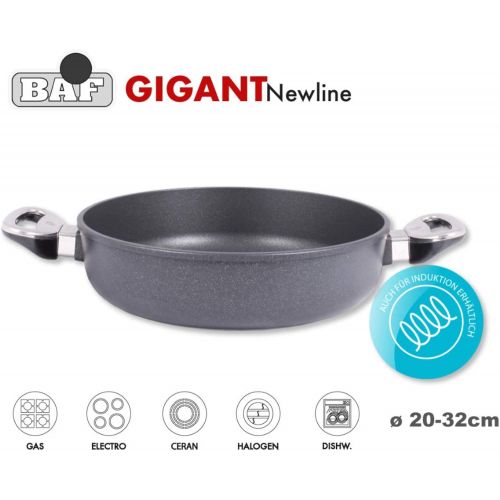  BAF Induktions-Pfanne Gigant Newline mit Abnehmbarer Griff | hochwertige Premium Brat-Pfanne 20 cm antihaft-beschichtet | induktionsgeeignet Spitzen-Qualitat aus Made in Germany