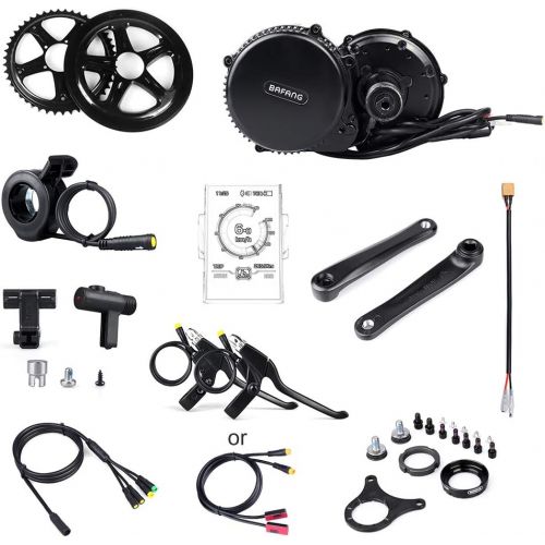  BAFANG Electric Bike Mid Drive Crank Motor BBS02B 36v 500w DIY Bicycle Conversion Kit 8FUN 500W Mid Motor Kit