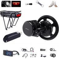 BAFANG BBS02B 48V 750W Ebike Motor with LCD Display 8fun Mid Drive Electric Bike Conversion Kit with Battery (Optional)