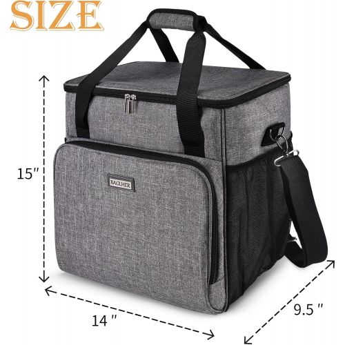  BAGLHER ?Portable Storage Bag, Suitable for Keurig K-Classic Coffee Machines and Other Accessories, Waterproof Travel Carrying Case, Dustproof Tote Bag with Shoulder Strap.Grey