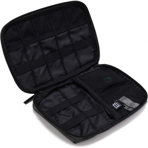  [아마존베스트]BAGSMART Electronic Organizer Small Travel Cable Organizer Bag for Hard Drives, Cables, Phone, USB, SD Card, Black