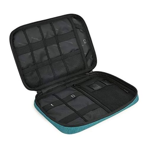  [아마존베스트]BAGSMART Electronic Organizer Travel Cable Organizer Electronics Accessories Cases for 7.9’’ iPad Mini, Cables, Chargers, USB, SD Card