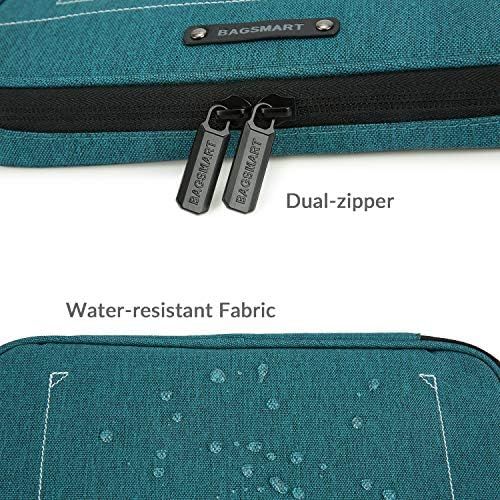  [아마존베스트]BAGSMART Electronic Organizer Travel Cable Organizer Electronics Accessories Cases for 7.9’’ iPad Mini, Cables, Chargers, USB, SD Card