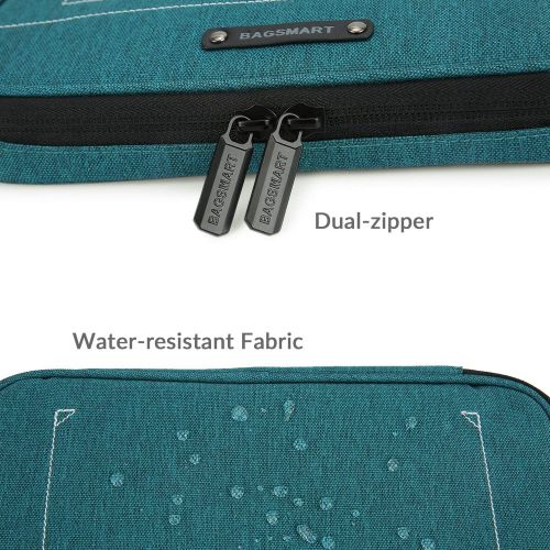  [아마존베스트]BAGSMART Electronic Organizer Travel Cable Organizer Electronics Accessories Cases for 7.9’’ iPad Mini, Cables, Chargers, USB, SD Card