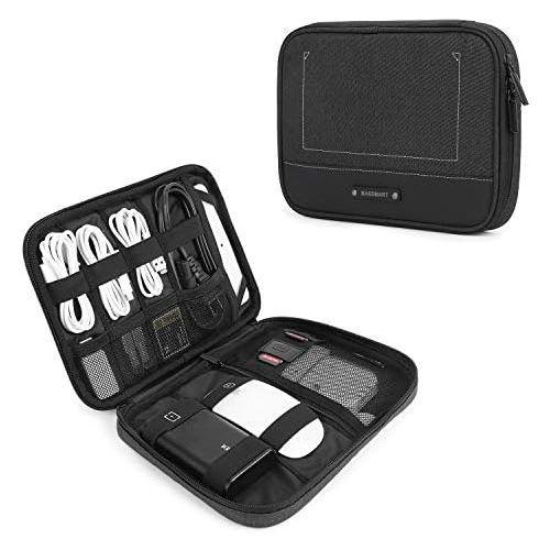  [아마존베스트]BAGSMART Electronic Organizer Travel Cable Organizer Electronics Accessories Cases for 7.9’’ iPad Mini, Cables, Chargers, USB, SD Card