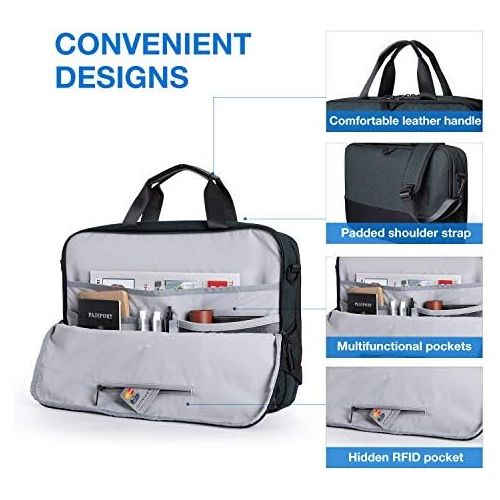  [아마존베스트]Laptop Bag,BAGSMART 15.6 Inch Laptop Shoulder Bag Briefcase Office Bag for Men Women