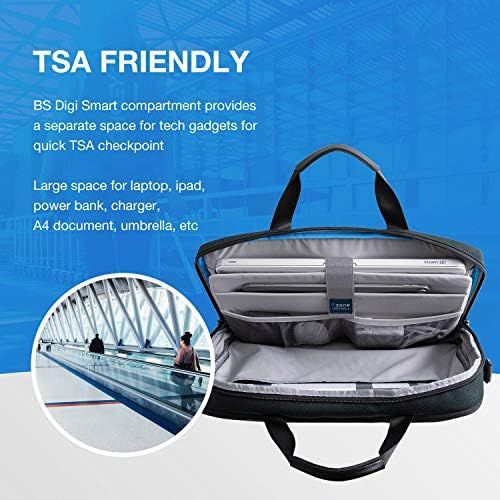  [아마존베스트]Laptop Bag,BAGSMART 15.6 Inch Laptop Shoulder Bag Briefcase Office Bag for Men Women