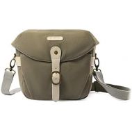 Camera Bag, BAGSMART SLR DSLR Canvas Camera Case, Vintage Padded Camera Shoulder Bag with Rain Cover for Women and Men, Green