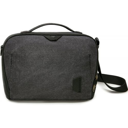  Camera Bag, BAGSMART SLR DSLR Canvas Camera Case, Waterproof and Anti-Theft Vintage Padded Camera Shoulder Bag for Women and Men, Black